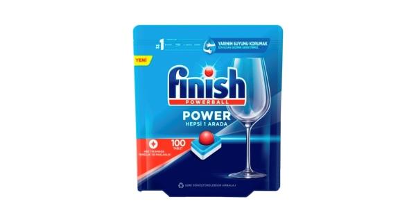 Таблетки для посудомоечной машины Finish Power All in One, 100 штук
