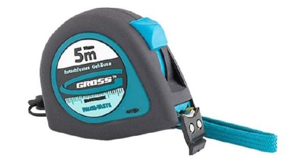 Рулетка GROSS Ergonomisch 5мx19мм 31102