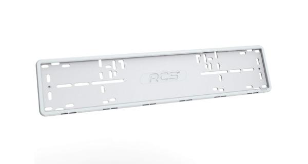 Силиконовая рамка номерного знака RCS V4.0 белая 1шт