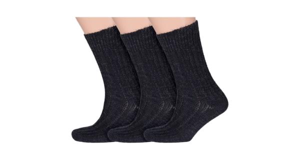 Набор носков мужской Rusocks 3-М-590 черный 27