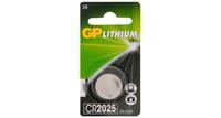 Батарейка GP Batteries Lithium дисковая, CR2025, 1 шт