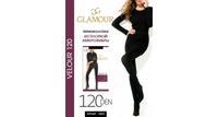 Колготки женские Glamour Velour 120 черные 3 (M)