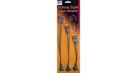 Поводки Fishing Style FS005-60w оснащенные стальные (упак. 60шт) цвет белый