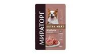 Влажный корм для собак Winner Extra Meat, ягненок, 85г