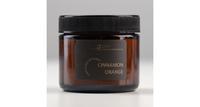 Ароматическая свеча в банке Stella Fragrance CINNAMON ORANGE, соевый воск, 50 гр.