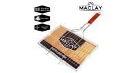 Решётка-гриль для мяса Maclay Lux, нержавеющая сталь, размер 55 x 34 см, рабочая поверхнос