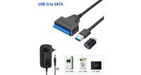Кабель-переходник для HDD SATA USB 3.0 с доп. питанием