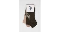Комплект носков женских U.S. POLO Assn. A082SZ013P02LEKA-SK21 разноцветных one size