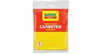 Салфетки Bonus вискозные, 5 шт.