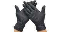 Перчатки Wally Plastic нитриловые и виниловые 100 шт (50 пар) р. M цвет черный