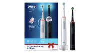 Электрическая зубная щетка ORAL-B Pro 3/D505.523.3H Black+White 2 шт