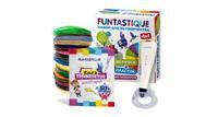 3D ручка Funtastique Cleo с подст. + PLA-пластик 20 цв. с трафаретами 4-1-FPN04W-PLA-20-SB