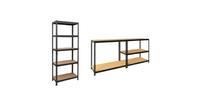 Стеллаж металлический Profsafe SBL 180KD/75X35/5, Универсальный, 75х35х180 см, 5 полок