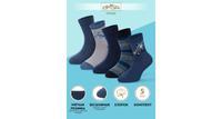 Носки детские Omsa Calzino 21P11, Blu Scuro, Blu, Jeans, Grigio, Jeans, 28-30